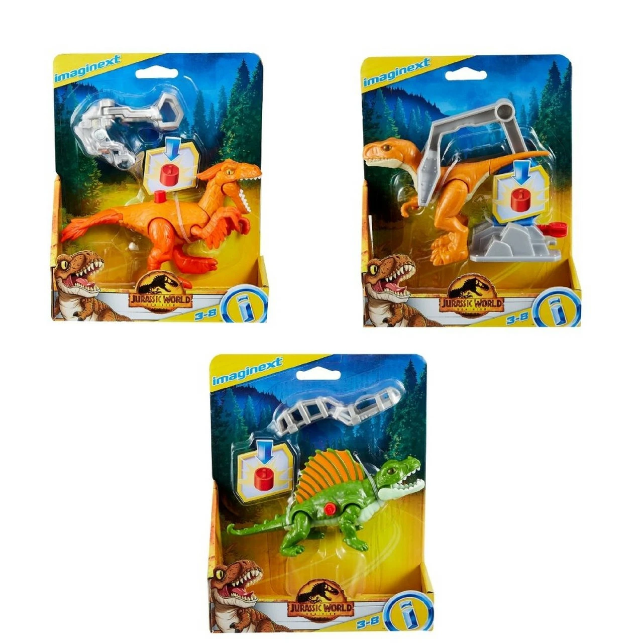Imaginext Jurassic World Single Dinosaur Figure Collection 4 Imaginext Jurassic World Single Dinosaur Figure Collection - Image 2