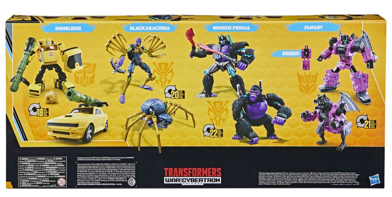 Transformers Generations War For Cybertron Kingdom 4 Pack 4 Transformers Generations War For Cybertron Kingdom 4 Pack - Image 2