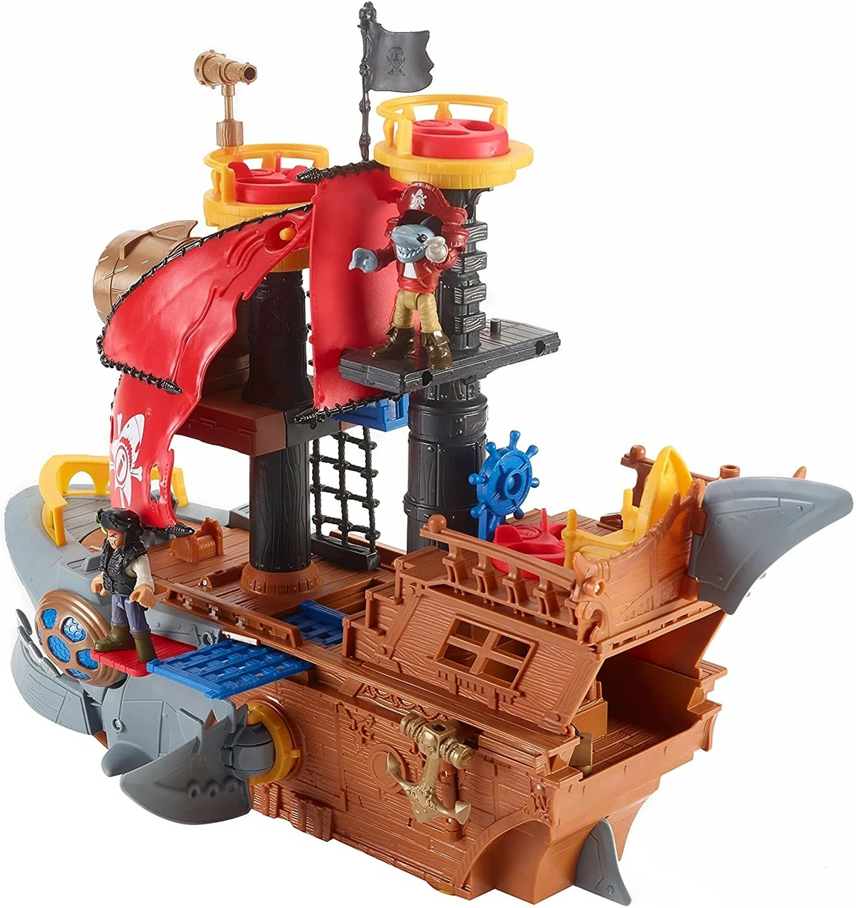 Imaginext Shark Bite Pirate Ship 4 Imaginext Shark Bite Pirate Ship - Image 2