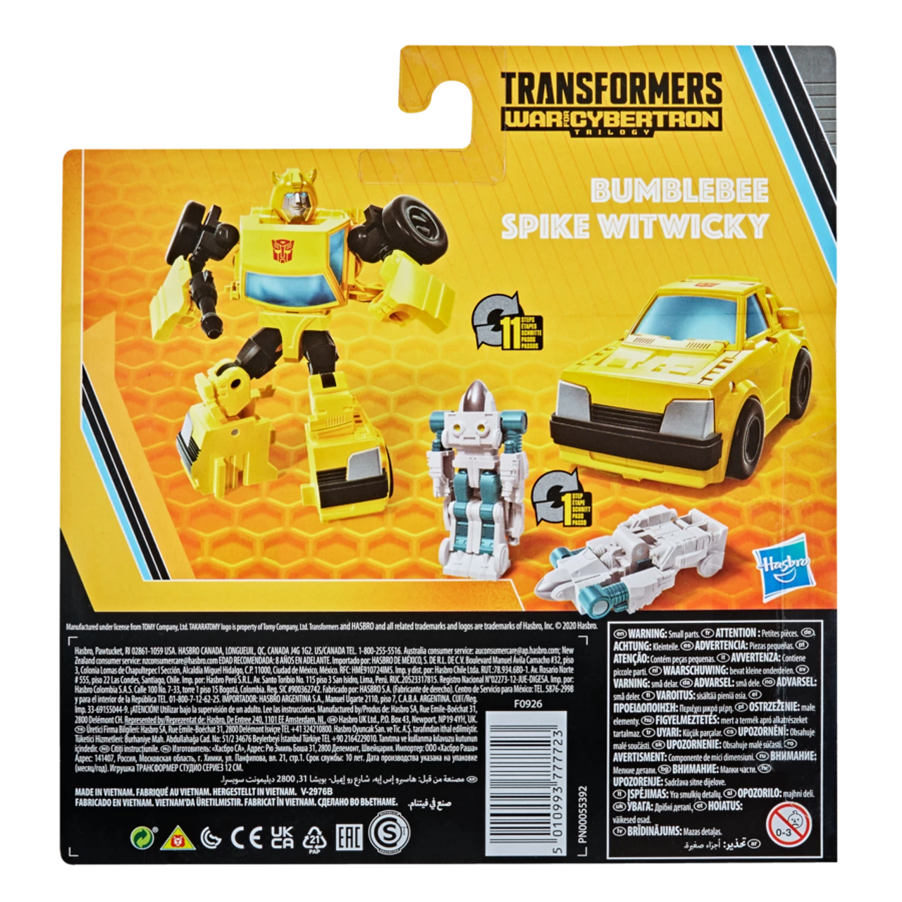 Transformers Buzzworthy Bumblebee War For Cybertron Core Bumblebee & Spike Witwicky 2-Pack 11 Transformers Buzzworthy Bumblebee War For Cybertron Core Bumblebee & Spike Witwicky 2-Pack - Image 9