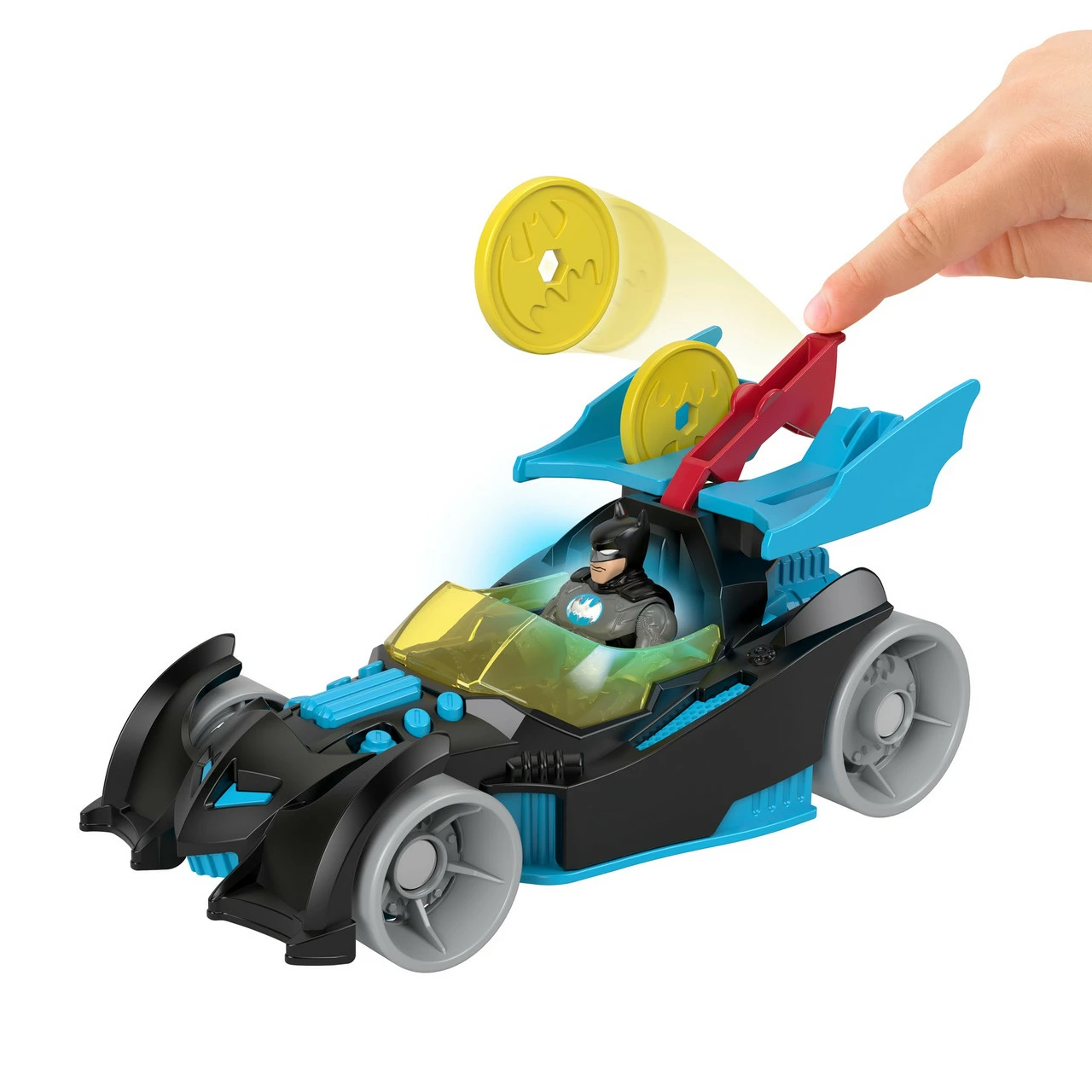 Imaginext DC Super Friends Bat-Tech Racing Batmobile 6 Imaginext DC Super Friends Bat-Tech Racing Batmobile - Image 4