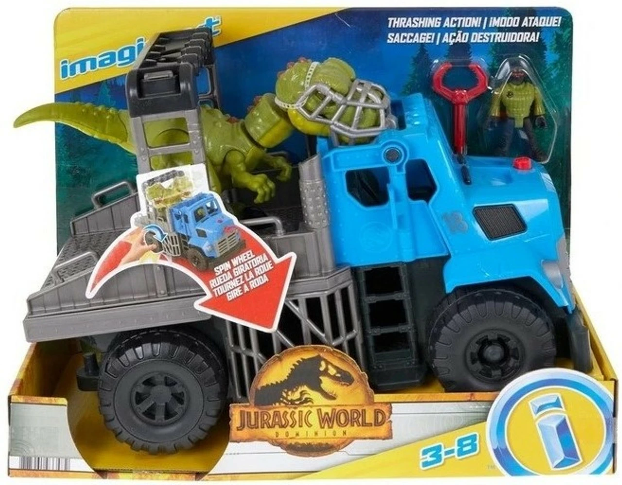 Jurassic World Break Out Dino Hauler Imaginext 4 Jurassic World Break Out Dino Hauler Imaginext - Image 2