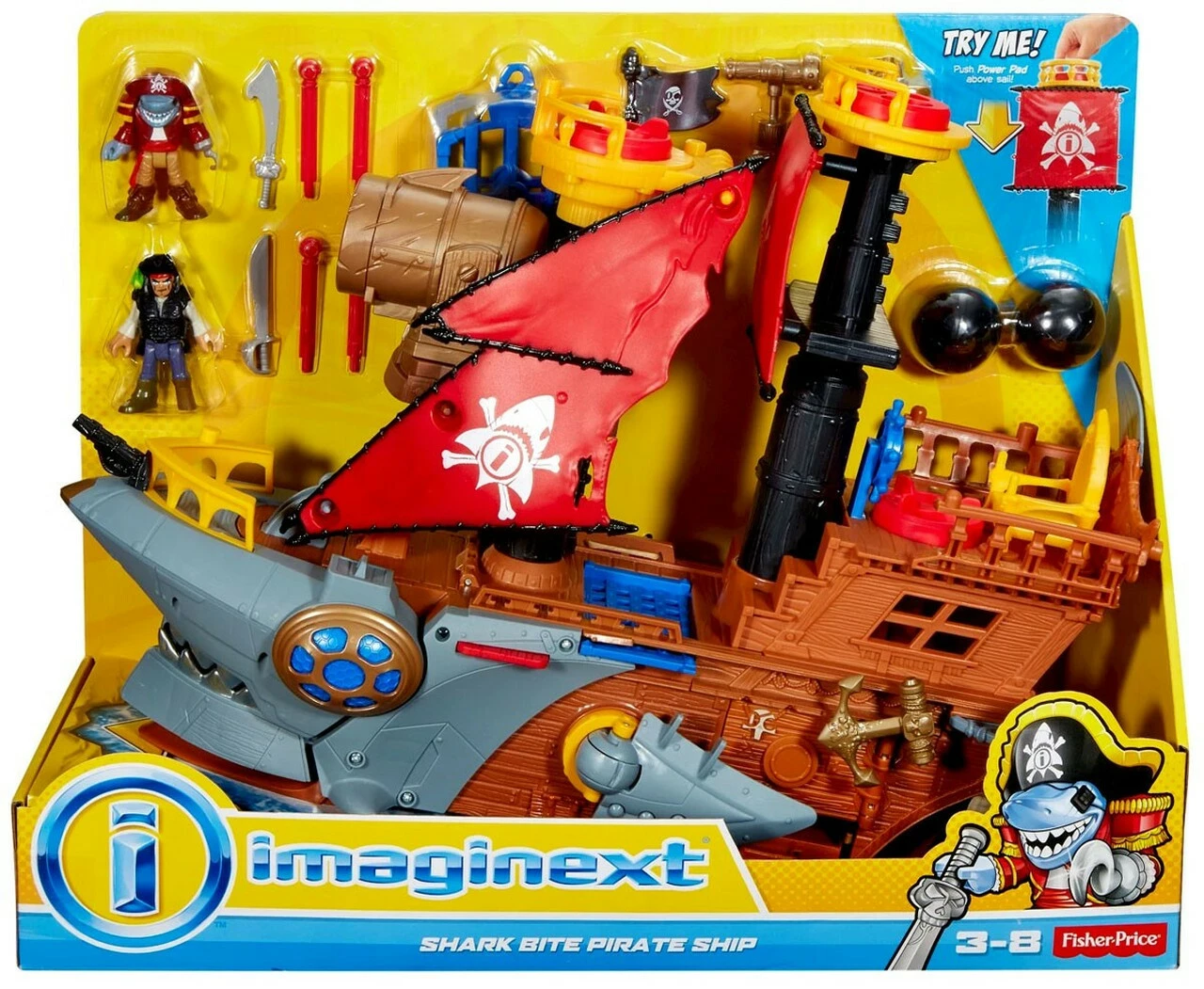 Imaginext Shark Bite Pirate Ship 5 Imaginext Shark Bite Pirate Ship - Image 3